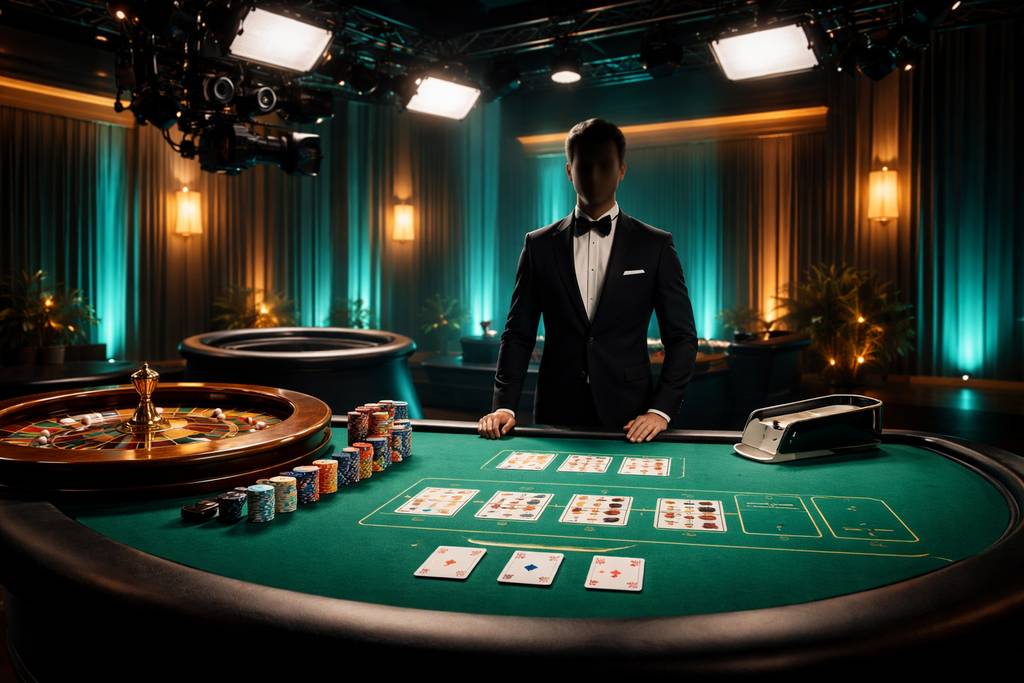JUJILI live casino studio table interface